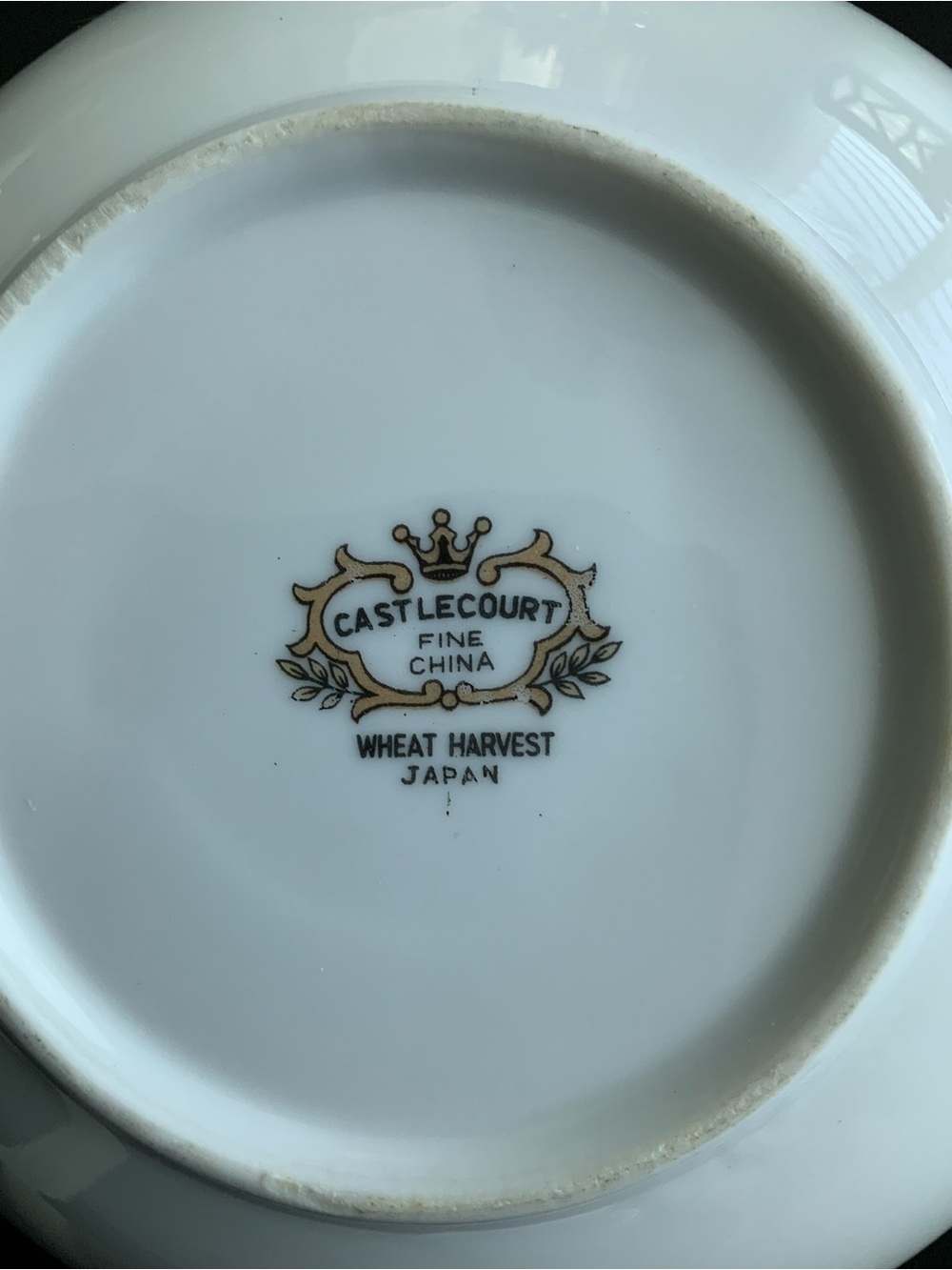 Castlecourt Fine China Wheat Harvest Japan 6 Fruit bowls Berry Blue - Picture 5 of 5